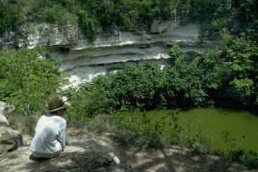 cenote or sink hole