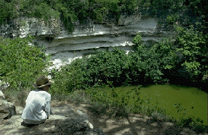 photo of the cenote at Chichen Itza